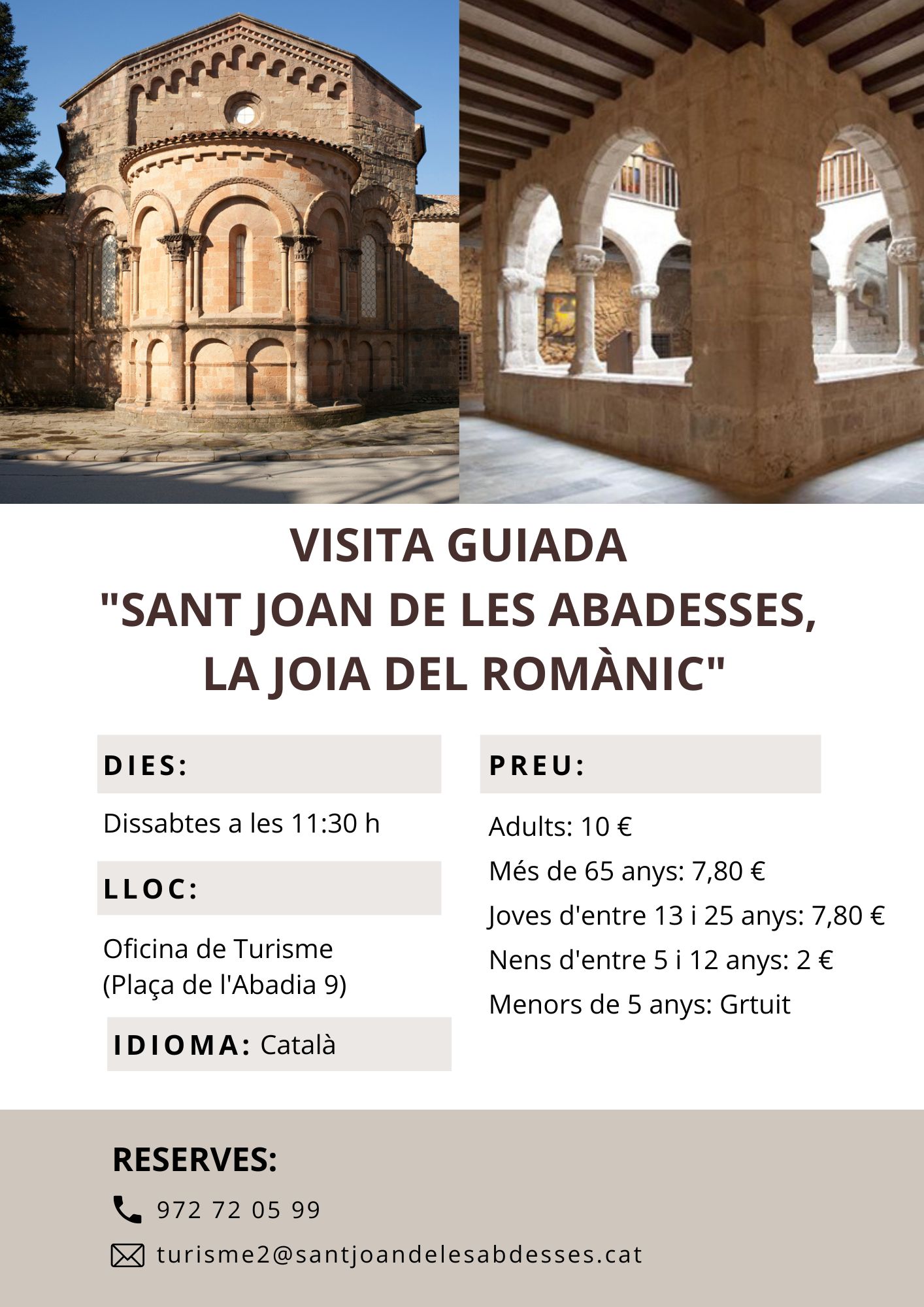 VISITA GUIADA LA JOIA 
 DEL ROMANIC